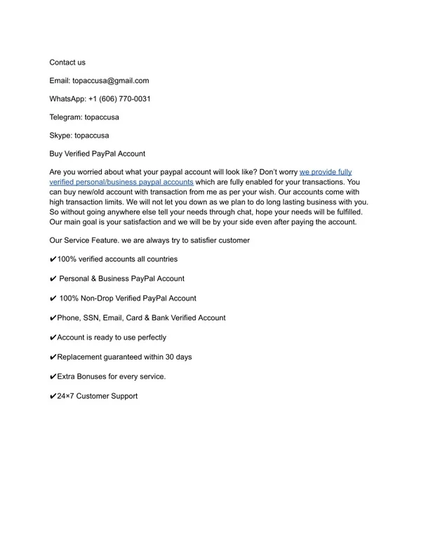 Top 4 Sites to Buy Verified Paypal Accounts In Year