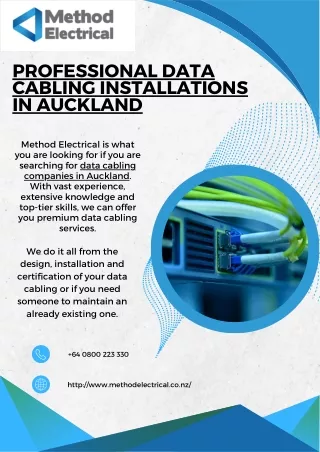 professional data cabling installations