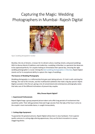 wedding photographers in Mumbai