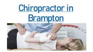 Chiropractor in Brampton