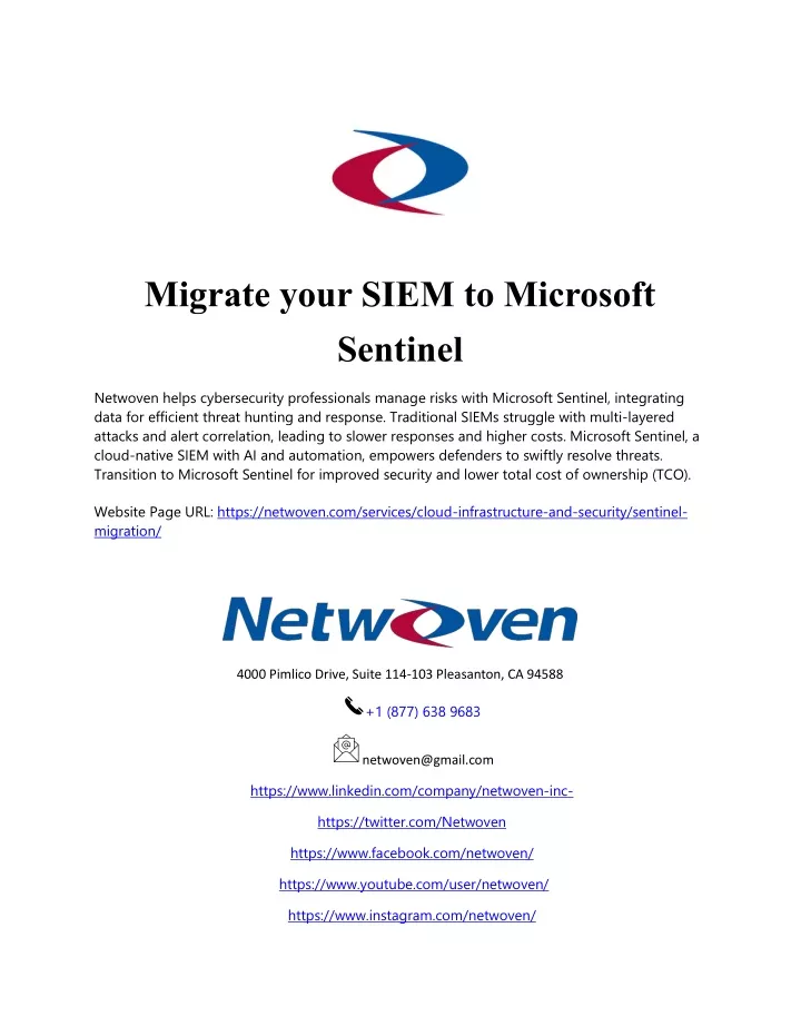 migrate your siem to microsoft sentinel