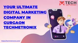 TechMetronix- Digital Marketing Company in Gurgaon