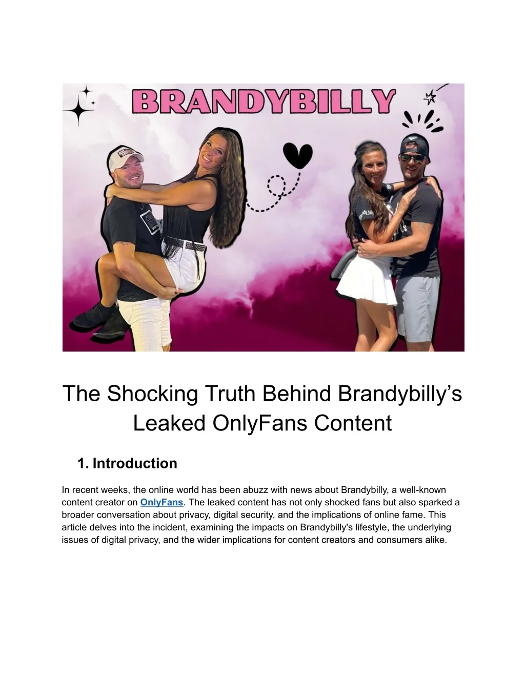 PPT - The Shocking Truth Behind Brandybilly’s Leaked OnlyFans Content