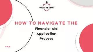 How to Navigate the Financial Aid Application Process