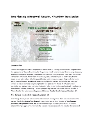 tree planting in hopewell junction ny arborx tree