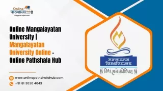 Mangalayatan University | Mangalayatan University Online – Online Pathshala Hub
