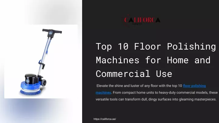 top 10 floor polishing machines for home