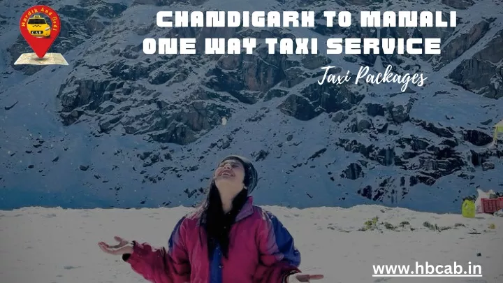 chandigarh to manali one way taxi service