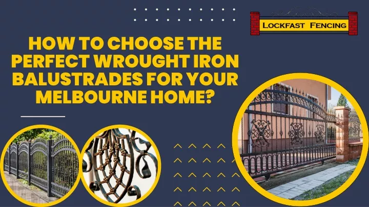 how to choose the perfect wrought iron