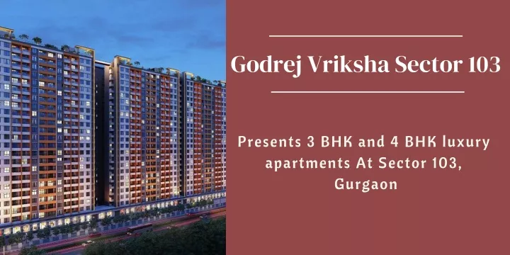 godrej vriksha sector 103