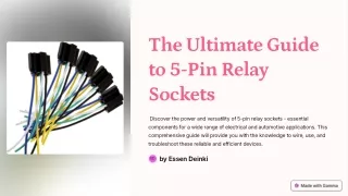 The-Ultimate-Guide-to-5-Pin-Relay-Sockets
