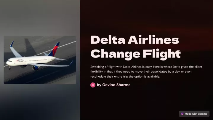 delta airlines change flight