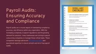 Payroll Audits Ensuring Accuracy and Compliance