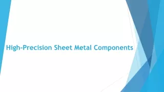 Precision Engineered: The Best in High-Precision Sheet Metal Components