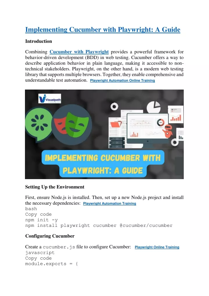 implementing cucumber with playwright a guide