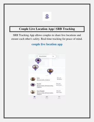 Couple Live Location App  SRB Tracking