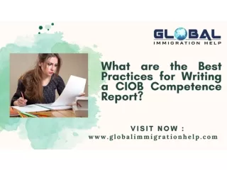What are the Best Practices for Writing a CIOB Competence Report
