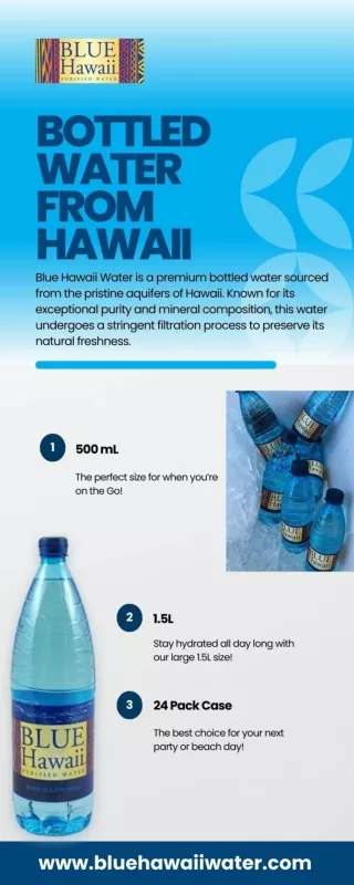 Bottled Water From Hawaii