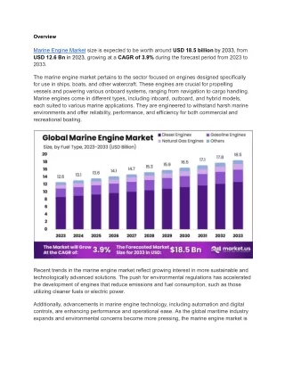 Marine Engine Market Trends: How Innovations Are Shaping the Future of Maritime