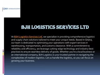 BJH Logistics Services Ltd