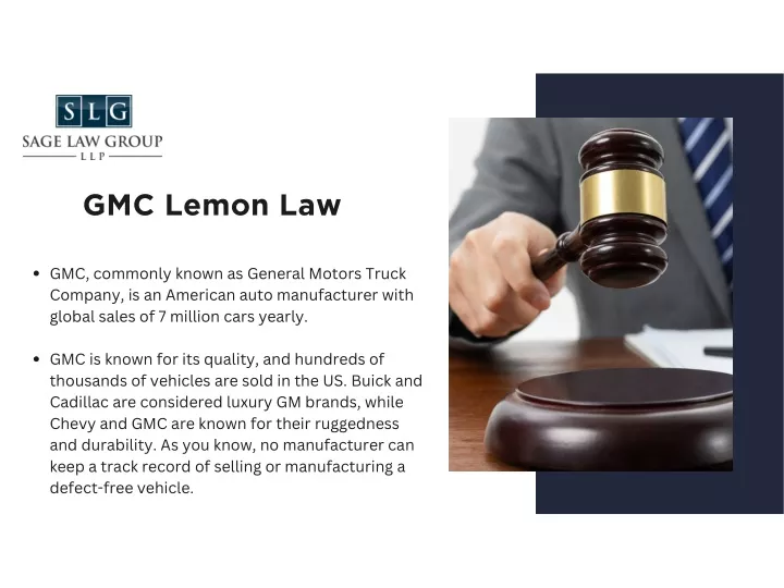 gmc lemon law