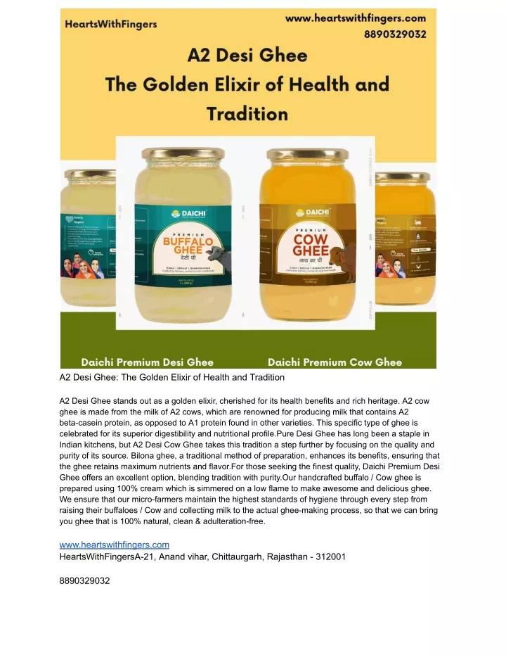 a2 desi ghee the golden elixir of health