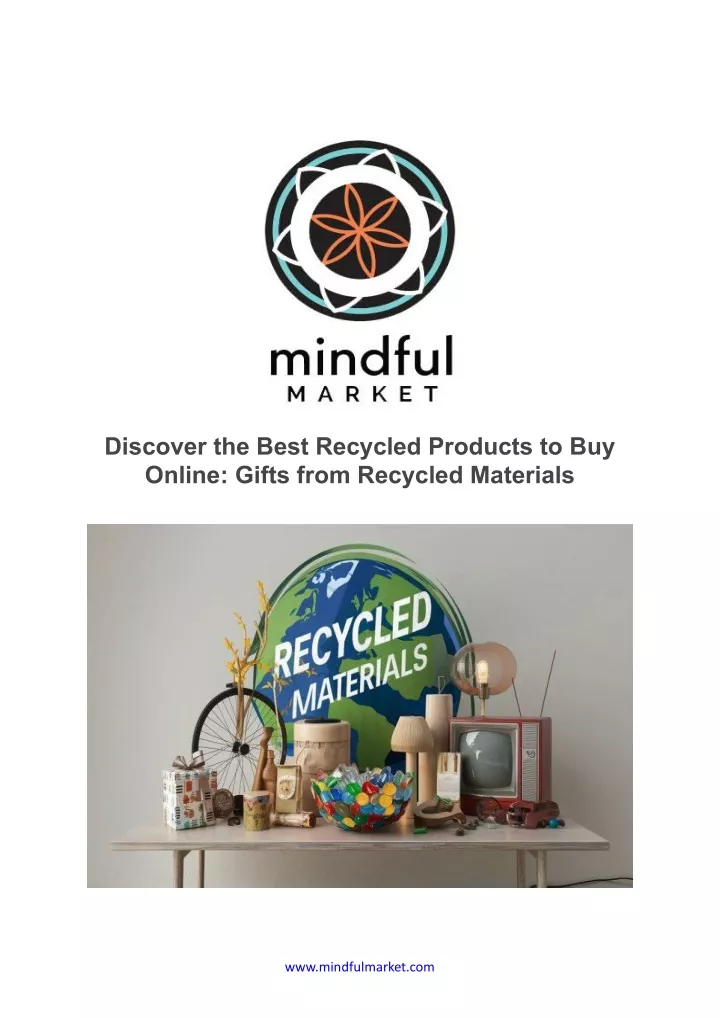 discover the best recycled products to buy online