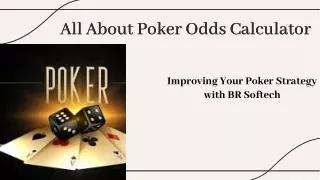 All About Poker Odds Calculator Software In 2024