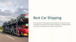 best car shipping