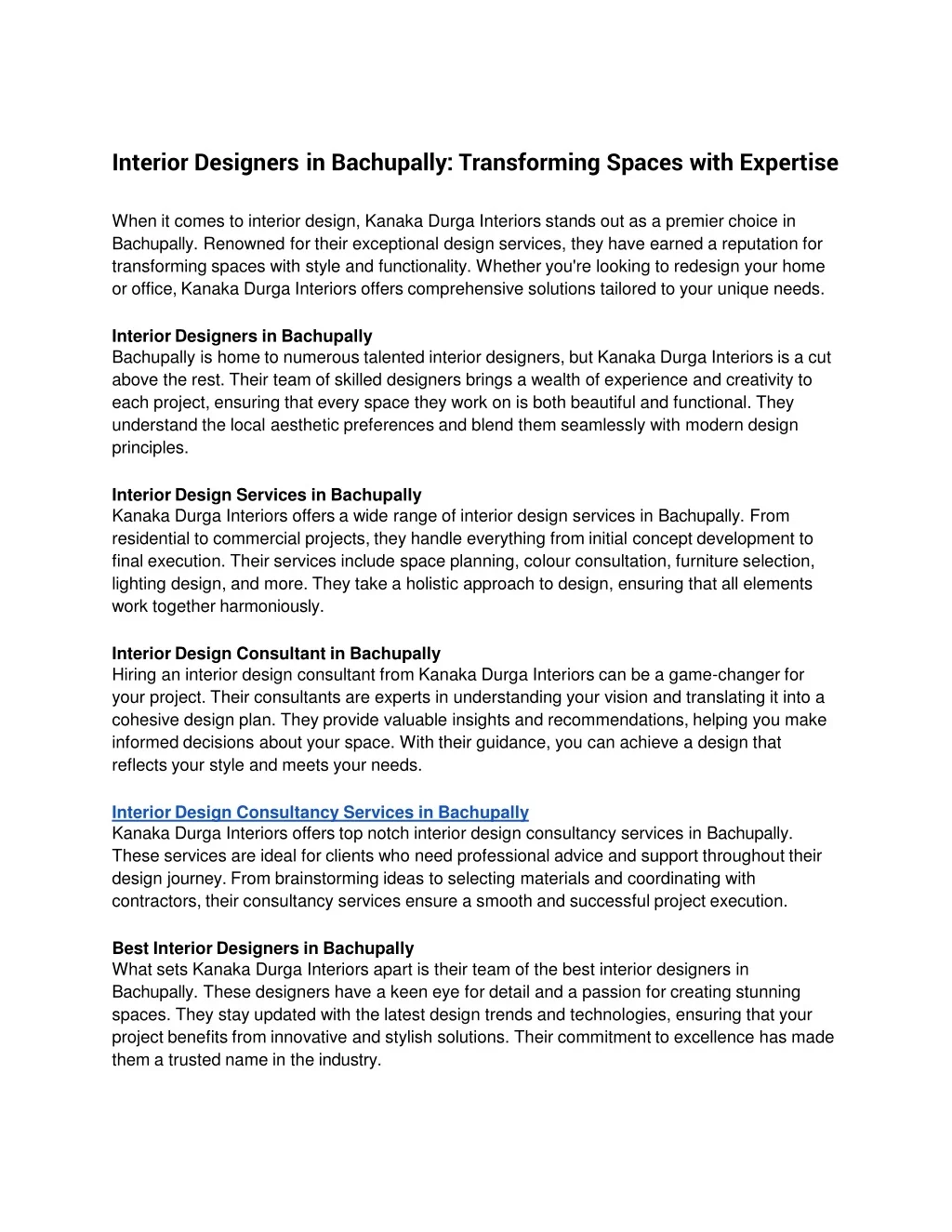 PPT - Interior Designers in Bachupally_ Transforming Spaces with ...