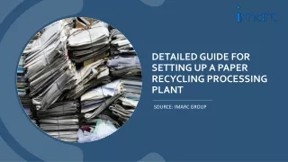 detailed guide for setting up a paper recycling