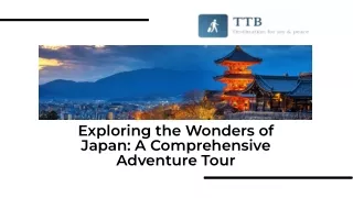 Tokyo Travel: Japan Adventure Tour