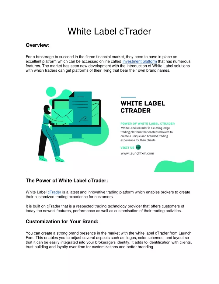 white label ctrader