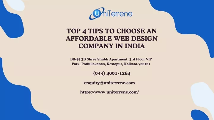 top 4 tips to choose an affordable web design