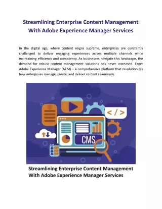 Streamlining Enterprise Content Management With AEM Services