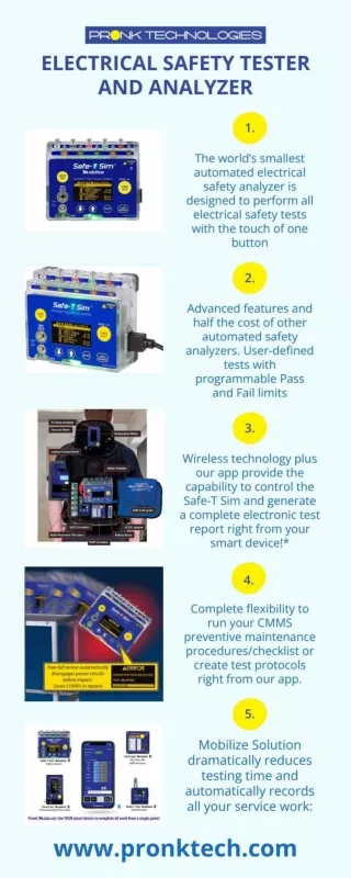 Electrical Safety Tester And Analyzer