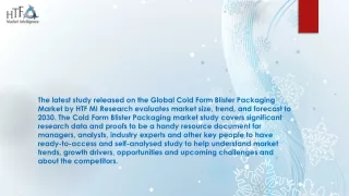 the latest study released on the global cold form