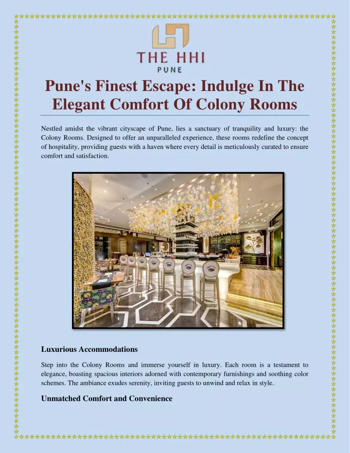 pune s finest escape indulge in the elegant