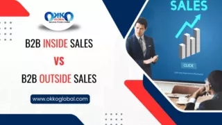 B2B Inside Sales vs B2B Outside Sales