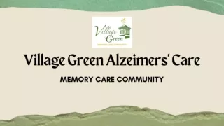 Village Green Alzeimers' Care