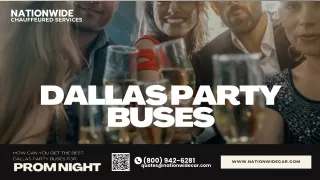 How Can You Get the Best Dallas Party Buses for Prom Night