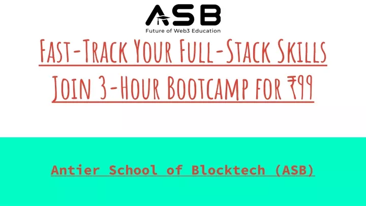 fast track your full stack skills join 3 hour bootcamp for 99