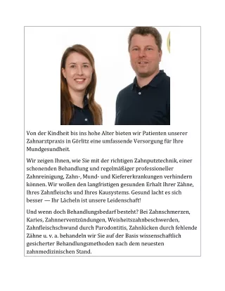 Zahnerhalt Görlitz