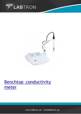 benchtop conductivity meter