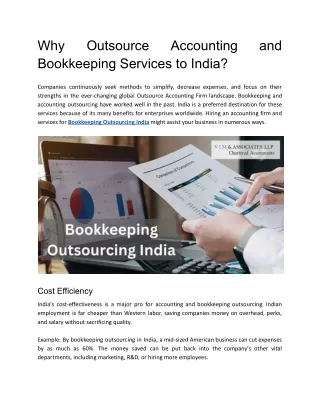 Why Outsource Accounting and Bookkeeping Services to India