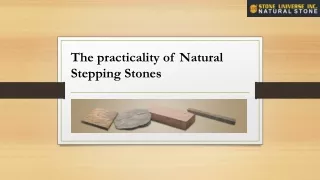 The practicality of Natural Stepping Stones