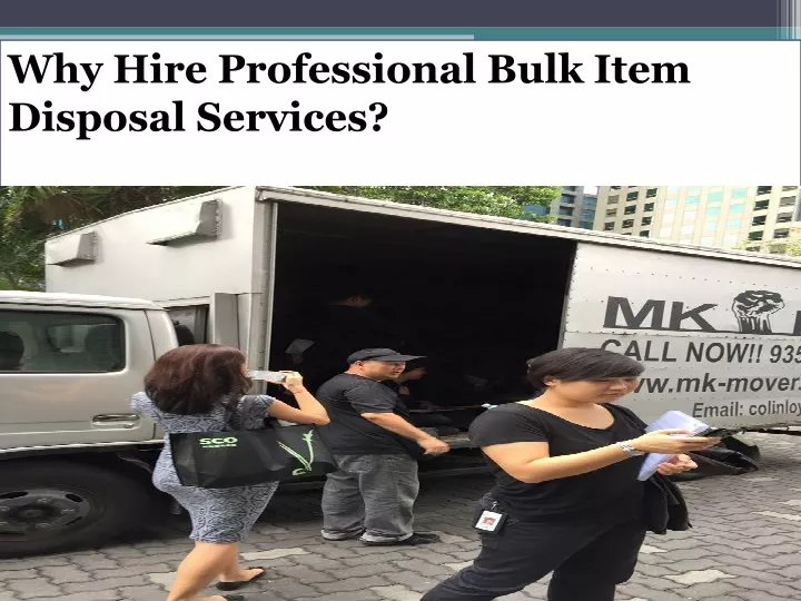 why hire professional bulk item disposal services