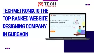 TechMetronix- Top Ranked Website Designing Company in Gurgaon