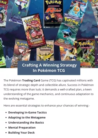 crafting a winning strategy in pok mon tcg