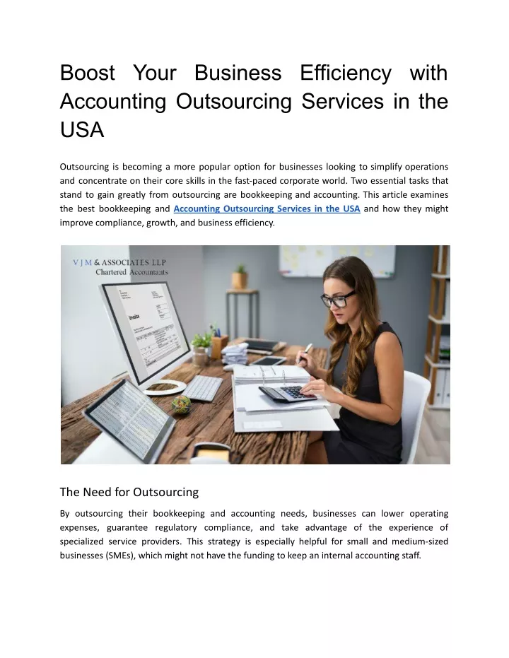 boost your business efficiency with accounting